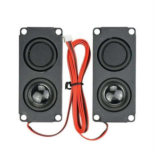 de Sonido de 2 Altavoces Cuadrados Compactos 45100, Ideal para Audio Doméstico y Uso Portátil