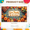 thumbnail image 5 of Decorative Design Thanksgiving Banner Autumn Harvest Inspirational Sign for Fall Celebration Home Decoration Family Gathering Church Event, 5 of 9