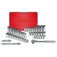thumbnail image 1 of K Tool International KTI-20045 0.37 in. Lecteur SAE Standard Profond & Métrique Spline Socket Set, 45 Pièce, 1 of 1