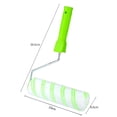 thumbnail image 1 of 9 Inch Texture Roller Brush Art Pattern Paint for Wall Knurling Turf Carpet Silk Green, 1 of 6