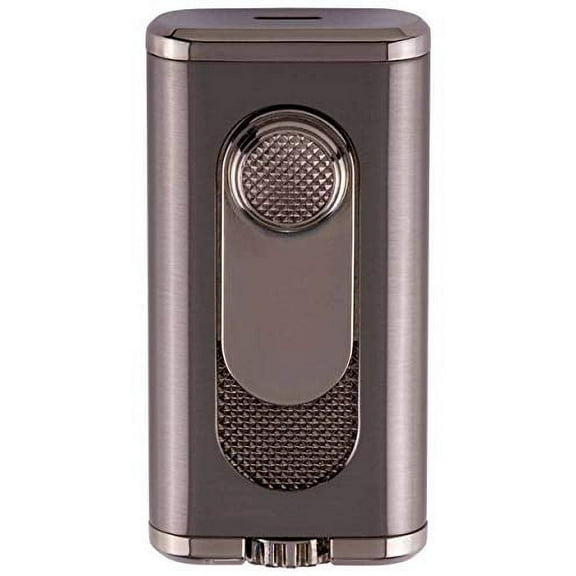 Xikar Verano Flat Flame Cigar Lighter, Gunmetal