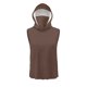 thumbnail image 4 of mfyjkho Tops Casuales Para Mujer, Camiseta Unisex De Verano Informal De Color Liso Sin Mangas Con Capucha Y Protector Solar De Seda Helada Con Mascarilla Tops Para Salir Para Mujer M, 4 of 8