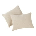 thumbnail image 4 of Better Homes & Gardens 3-Piece Papyrus Beige Block Weave Comforter Set, Adult King, 4 of 9