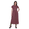 thumbnail image 1 of Moomaya Robe Kurti Longue Indienne Imprimée en Coton Tunique Robes pour Femmes, 1 of 5