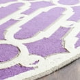 thumbnail image 5 of SAFAVIEH Newport NPT434B Hand-hooked Purple / White Rug, 5 of 8