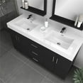 thumbnail image 5 of Alya Bath Ripley 56" Modern Wood Double Vanity with Acrylic Sink in Black, 5 of 6