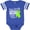 Football Blue and White, variant on Inktastic Our Family Fights Together Lymphoma Awareness Lime Ribbon Boys or Girls Baby Bodysuit