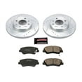 thumbnail image 3 of PowerStop Front Z23 Evolution Sport Carbon-Fiber Ceramic Brake Pad and Drilled & Slotted Rotor Kit Fits: HYUNDAI KIA Select Models K6508, 3 of 10