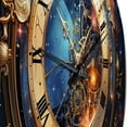 thumbnail image 4 of Designart "Metaphysical Horology in a Watch" Fashion Oversized Wall Clock, 4 of 6