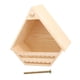 thumbnail image 2 of Casa para pájaros decorativa para mascotas, lugar cálido y protegido, casa para pájaros colgante de madera Estilo B, 2 of 8