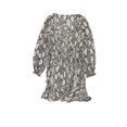 thumbnail image 2 of bar III Womens Snake Print Flounce Dress, Beige, Small, 2 of 2