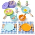 thumbnail image 1 of Juguetes de cocina de madera Montessori Pretend Play para niños pequeños, 1 of 7