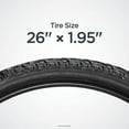 schwinn all terrain bicycle tire (mtn) with puncture guard 26