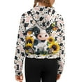 thumbnail image 6 of Chaqlin Zipper Sweatshirt for Girl with Pocket Quarter Zip Up Sweatshirts Trendy Comfy Casual Top for Daily Use Travel Size 5-6, 6 of 7