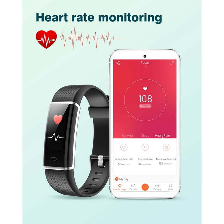 Fitness Tracker Orologio Pressione Cardiaca Fitness Tracker App