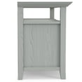 thumbnail image 6 of Amherst 54 inch Wide Solid Wood TV Stand in Fog Grey For TVs up to 60 inches, 6 of 14