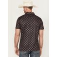 thumbnail image 4 of Rock & Roll Denim Men's And Southwestern Geo Print Short Sleeve Button-Down Polo Black X-  US, 4 of 4