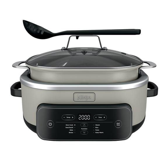 Ninja 8-in-1 PossibleCooker Plus 7.5 Qt Multi-Cooker, Slow Cooker, Steamer, Dutch Oven, MC2000WMSD Stone