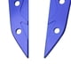 thumbnail image 3 of 2x Bloque decorativo para parabrisas, tiras de modificación compatibles con motocicleta, embellecedor, montaje de partes del cuerpo, reemplazo, ajuste azul Macarena Decorativo de parabrisas, 3 of 4