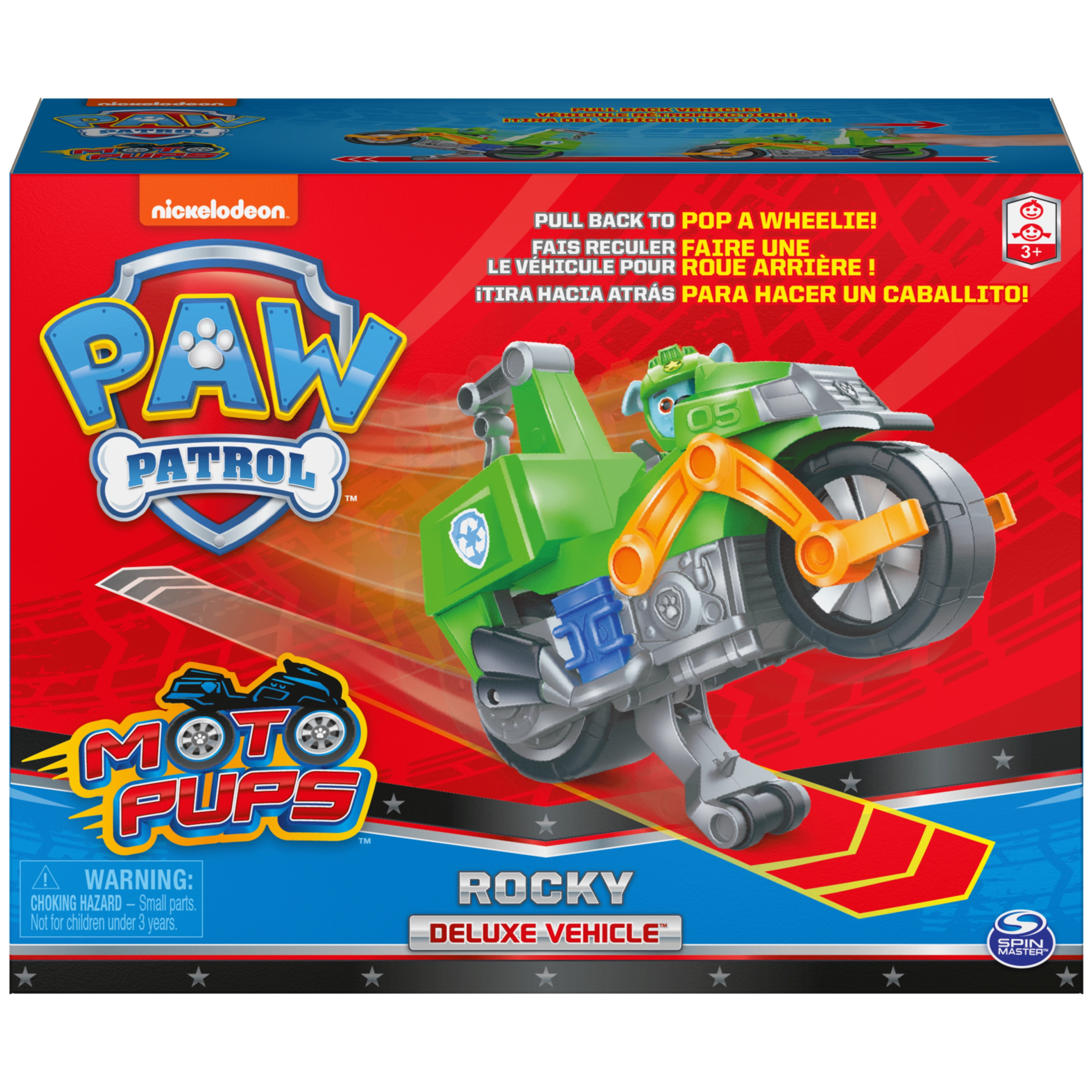PAW Patrol, Moto Pups Rocky's Deluxe Pull Back Motorcycle