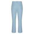 thumbnail image 4 of Hinvhai Men's Linen Pants Casual Beach Summer Pant Elastic Waist Drawstring Lightweight Trousers Light Blue L(L), 4 of 8