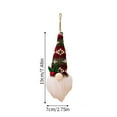 thumbnail image 3 of Niusricy Christmas Decoration Doll, No Face Gnome Doll Hanging Ornament Lighting Home Office Decor Gift, 3 of 8