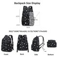 thumbnail image 2 of Mochila Mfikaryi con estampado de margaritas para niñas, escuela, impermeable, 2 of 6