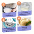 thumbnail image 4 of Nostalgia 6-Quart Parlor Electric Ice Cream Maker, Blue, 4 of 9
