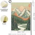 thumbnail image 2 of Camp with Mountain Garden Flags 12x18 Double Sided Mountain Adventure Seasonal Welcome Outdoor Banner Yard Flags for Patio Lawn Home Outdoor Decor, 2 of 6