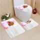thumbnail image 1 of ABPHQTO helado Juego de alfombras de baño de 3 piezas Alfombra de baño Alfombra de contorno y tapa de inodoro ABPHQTO  Cont-CHAPPLE-23825, 1 of 2