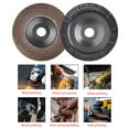 thumbnail image 2 of Tizuqe Angle Grinder Sanding Disc Durability 100mm Flap Discs Good Abrasion Resistance, 2 of 6