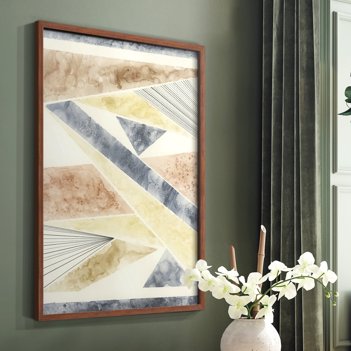 Untitled in Paper Solid Wood 8 x 10 Framed Print