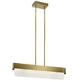 thumbnail image 1 of Kichler 44160NBRLED Serein Collection Lustre Linéaire LED&44; Laiton Naturel - 7.25 in., 1 of 1