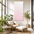 thumbnail image 6 of Canvas Wall Art, Pink Geometric Framed Canvas Prints for Hallway Bedroom, Modern White Stripe Abstract Distortion Art Gallery Wrapped Wall Decor for Home Office, Gifts, 24"x48" Ship Next Day, 6 of 9