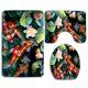 thumbnail image 1 of Juego de alfombras de baño ABPHQTO Pink Lotus y Kois 3 piezas, 1 of 2