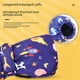 thumbnail image 3 of Guantes de esquí de invierno para niños de cinco dedos alargados, cálidos, forrados con vellón, de algodón grueso, impermeables, para niños y niñas, 3 of 6