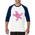 thumbnail image 1 of Artix - Mens Raglan Sleeve Baseball T-Shirts, up to Size 3XL - Sea Turtle Hawaii, 1 of 4