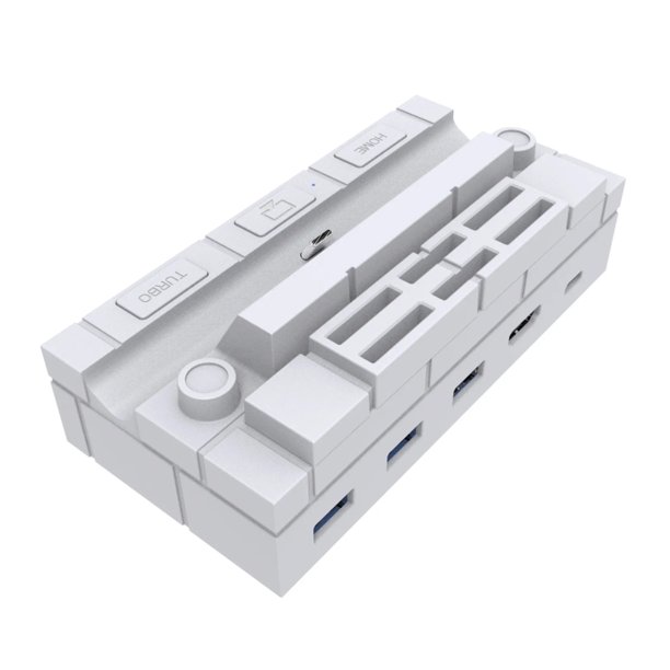 Convertidor De Mango Base de proyección de carga Tipo-C Base de proyección ABS para entretenimiento (Blanco) Tmvgtek Para estrenar