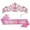 Pink, variant on HUANLEDASH 2Pcs/Set Women Shiny Rhinestone Birthday Tiara Crowns Belt Set Girls Princess Crown with Combs Birthday Party Decoration