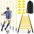 thumbnail image 1 of Set de entrenamiento de agilidad para fútbol con bastones, escalera, conos y cuerda, 1 of 7