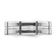 thumbnail image 3 of 925 Sterling Silver 7mm Polished Fancy Band Ring Size 12.5, 3 of 7