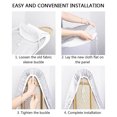 thumbnail image 5 of MezoJaoie Iron Cover for Ironing Board Scorch Resistant Durable Iron Pad Covers Cotton Iron Board Pad with Elastic Edge for Home Laundry Rooms Dorms Travel Use, 5 of 6