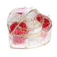 thumbnail image 3 of 6 uds baño pétalo ducha Rosa flor jabón boda decoración regalo de la madre Rojo y blanco jinwen Pétalos de flores de jabón, 3 of 8