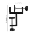 thumbnail image 2 of ADDHAT Woodworking Drawer Front Clamp Black Adjustable Cabinet Hardware Jig Tool, 2 of 7