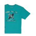 thumbnail image 2 of Wonder Nation Boys Oversized Graphic Pocket Tee, Sizes 4-18 & Plus, 2 of 3
