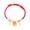 L-Red Yuanbao, variant on Breathable Camphorwood Pet Collar Handcrafted Round Design Flexible Polyester Adjustable For Outdoor