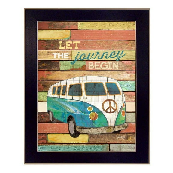 Let the Journey Begin By Marla Rae Printed Wall Art Wood Multi-Color