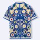 thumbnail image 4 of Blusa y camisa de manga corta con cuello vuelto para hombre, informal, de verano, a la moda, de color liso, de manga corta, con solapa, para hombre, 4 of 5