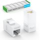 thumbnail image 1 of Acoplador Keystone Sokqovt CAT6 RJ45 (paquete de 24) blanco, 1 of 7