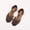 Coffee, variant on Women's Flat Sandals, Hollow Out Pointed Toe Braided Upper Outdoor Casual Shoes 5.5